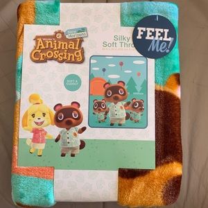 Animal crossing soft throw